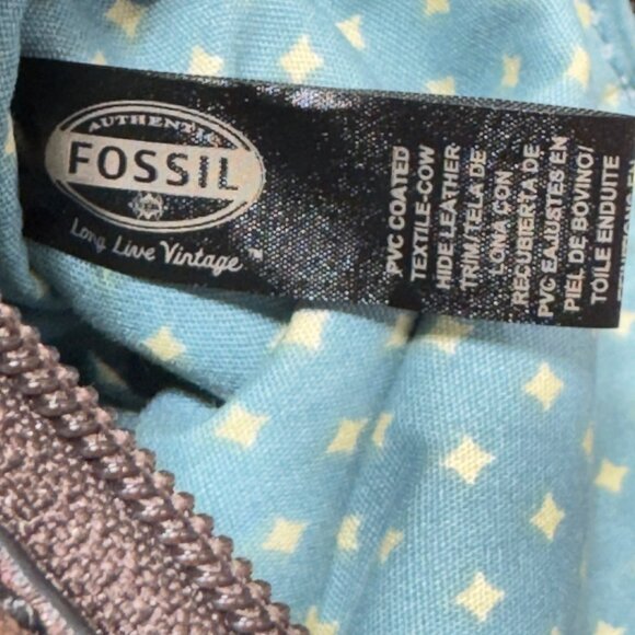 FOSSIL Key-Per Crossbody Bag With Multicolor Giraffe Print  Adjustable Strap - Picture 12 of 14